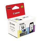 Картридж струйный CANON (CL-56) PIXMA E404/E464, цветной, оригинальный, ресурс 300 стр., 9064B001