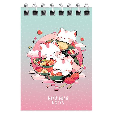 Блокнот А7 40л. на гребне BG "Anime style"
