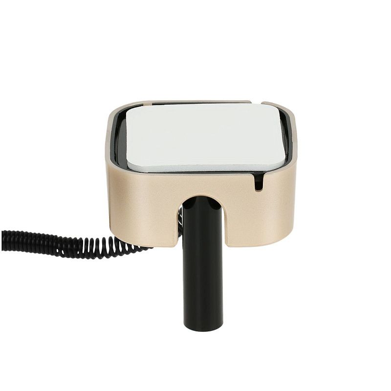 Ручка шариковая настольная OfficeSpace синяя, 0,7мм, черный корпус, золотистая подставка, европодвес 