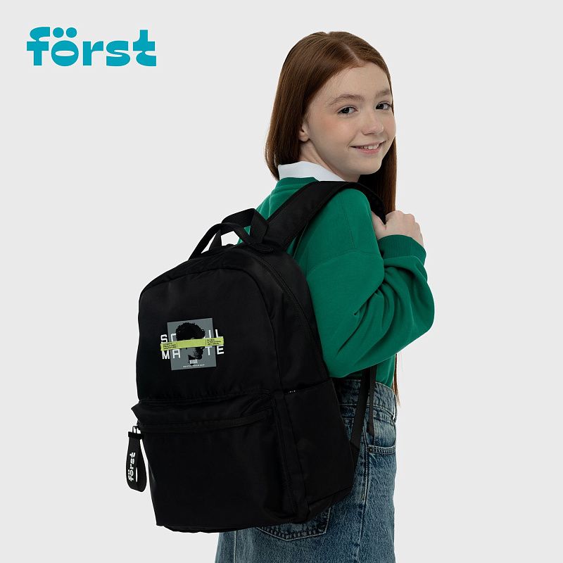 Рюкзак Först F-Spirit "Urban Jungle" 40*29*13см, 1 отделение, 3 кармана, уплотненная спинка 