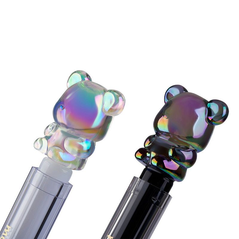 Ручка шариковая MESHU "Space Bear" синяя, 0,7мм, корпус ассорти 