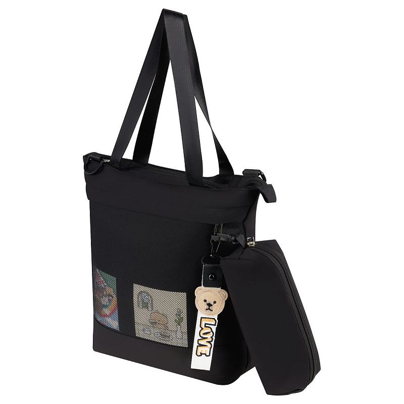 Рюкзак MESHU "Cat", 43*30*13см, 1 отделение, 3 кармана, уплотн. спинка, в комплекте сумка-шоппер 33*30см, пенал 20*5*5см 