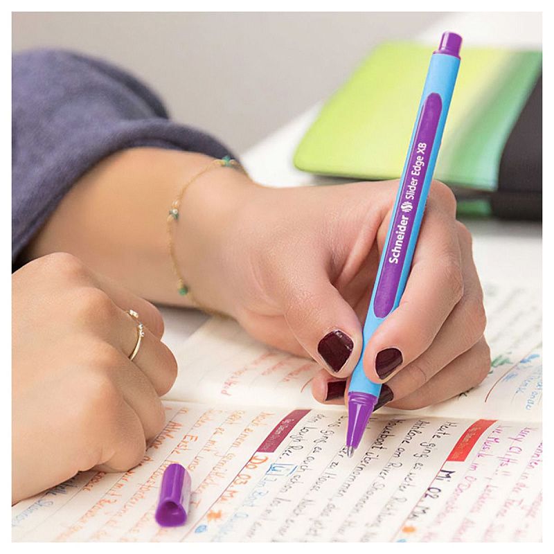 Ручка шариковая Schneider "Slider Edge XB" фиолетовая, 1,4мм, трехгранная 