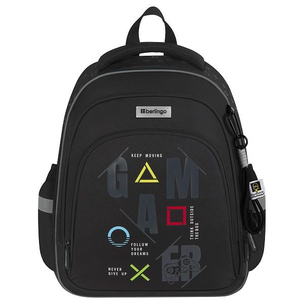 Рюкзак Berlingo OrthoFit "GG" 37*29*13,5см, 3 отделения, 2 кармана, эргономичная спинка