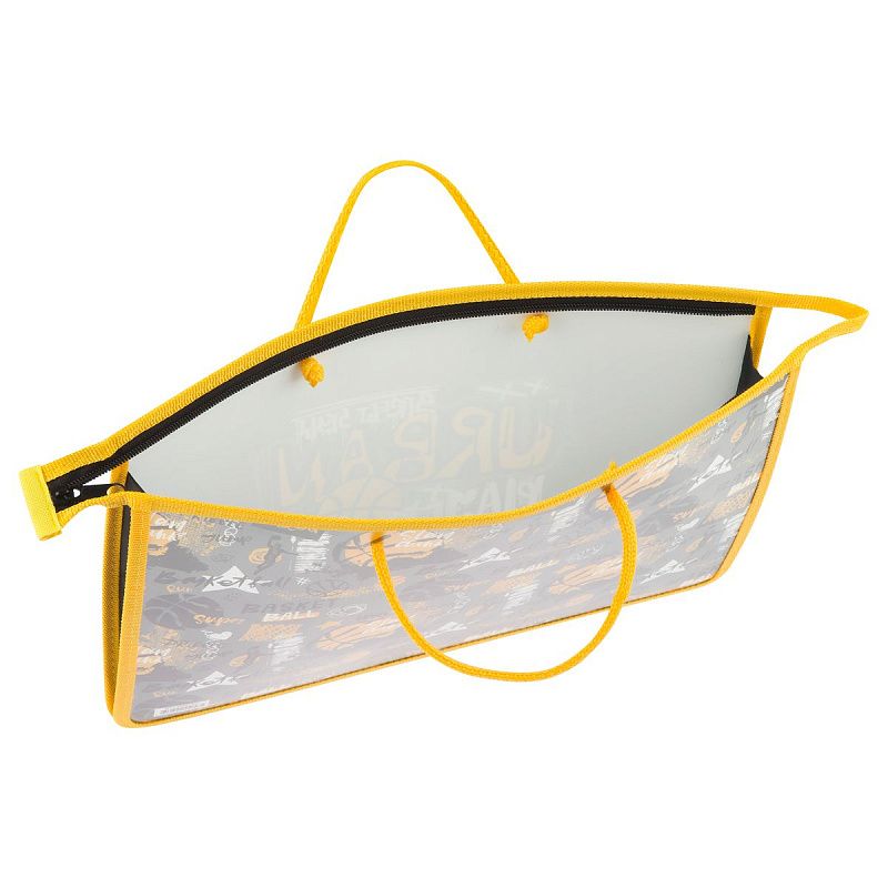 Папка с ручками А4 ArtSpace "Basketball", пластик, на молнии, 45мм 