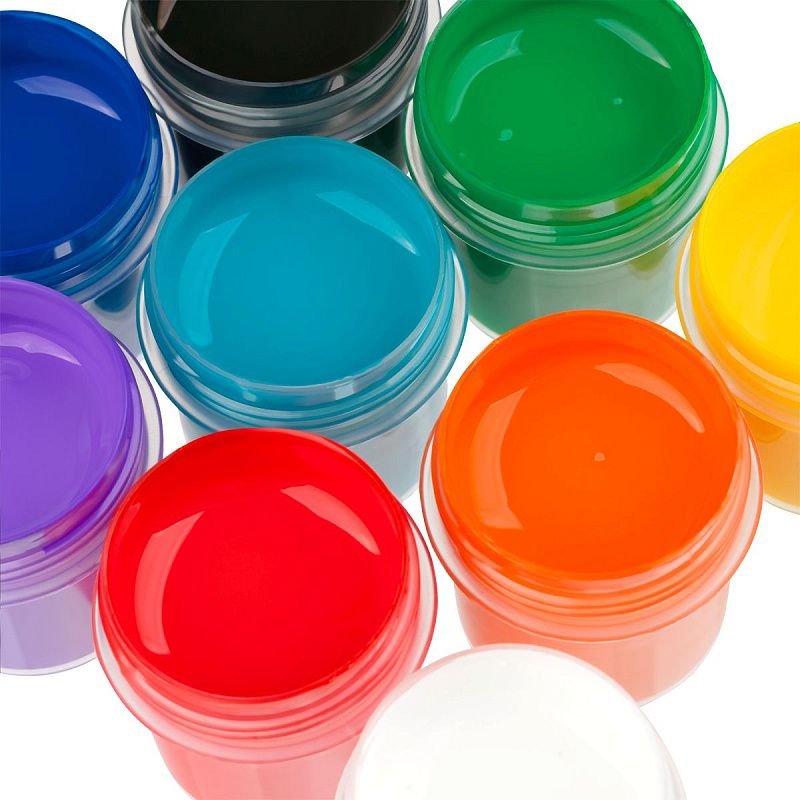 Краски по ткани акриловые Гамма "Хобби", 9цв, 17,5мл, картон.упак.