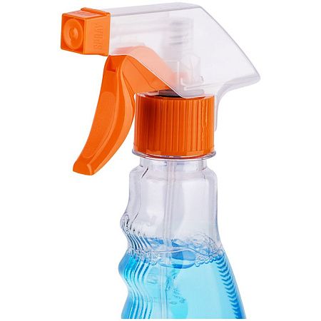 Средство для мытья стекол и зеркал OfficeClean "Голубой Лед", с изопропиловым спиртом, 500мл, с курком 