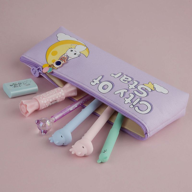 Пенал мягкий 205*75*30 MESHU "City Star", полиэстер, ПВХ 