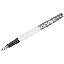Ручка перьевая Parker "Jotter Originals White Chrome CT" синяя, 0,8мм, подарочная упаковка Ручка перьевая Parker "Jotter Originals White Chrome CT" синяя, 0,8мм, подарочная упаковка