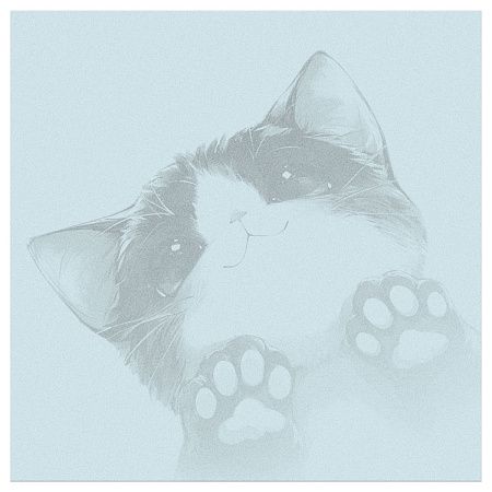 Блок для записей MESHU "Cuteness", 8,5*8,5см, 100л., на склейке