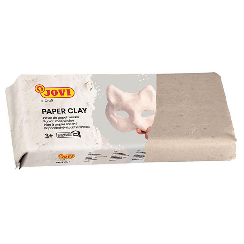 Паста папье-маше JOVI, 170г, серый, вакуумный пакет