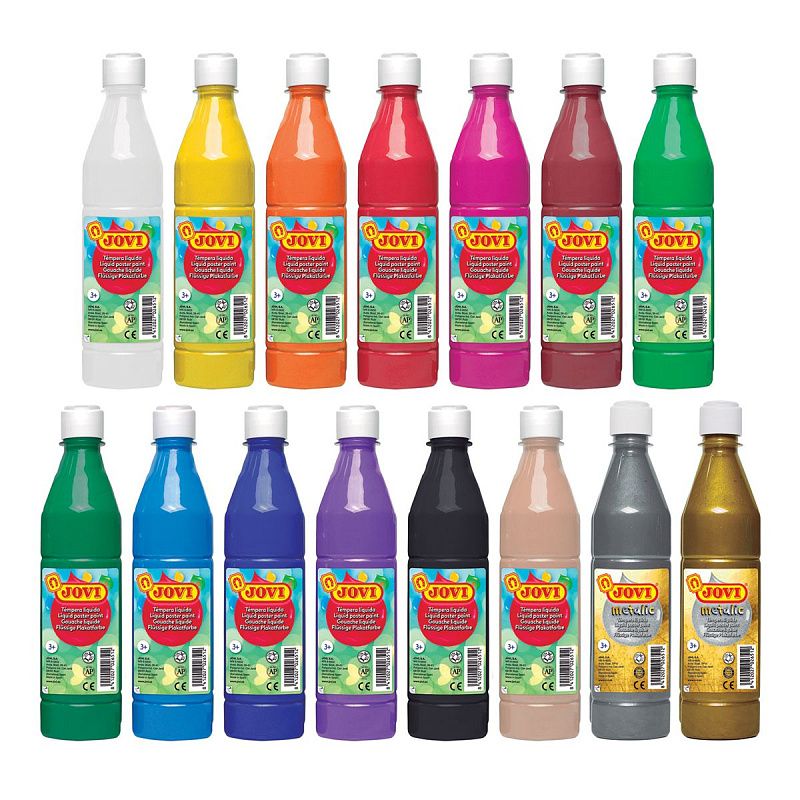 Гуашь JOVI, с повышенным содержанием пигмента, белая, 500мл