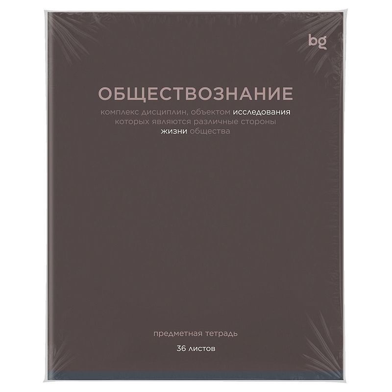 Тетрадь предметная 36л. BG "Сolor balance" - Обществознание, эконом