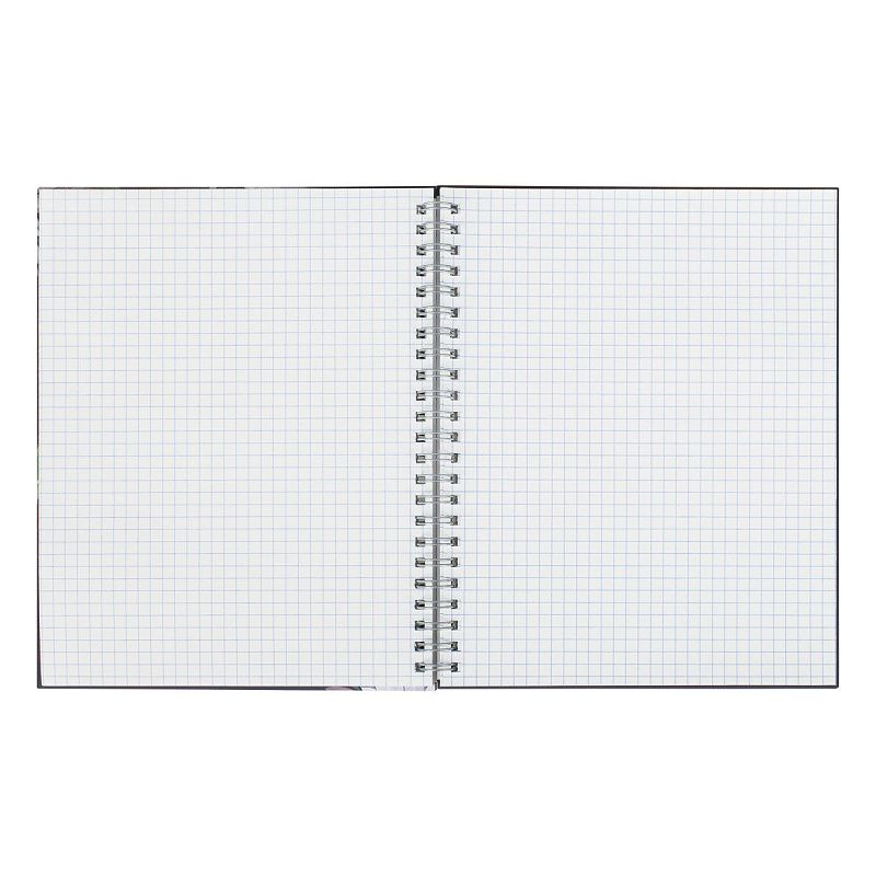 Тетрадь 80л., А5, клетка на гребне BG "Flower gallery", глянцевая ламинация, твердая обложка