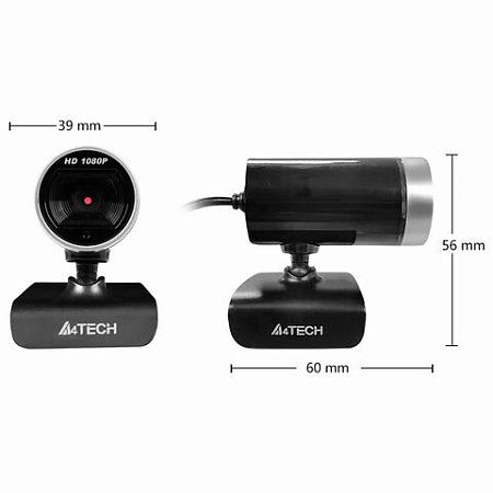 Веб-камера A4TECH PK-910H, 2 Мп, микрофон, USB 2.0, рег.крепеж, черная, 695255