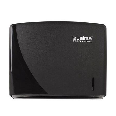 Диспенсер для полотенец LAIMA PROFESSIONAL ORIGINAL (Система H2), Z-сложения, черный, ABS-пластик, 605760 