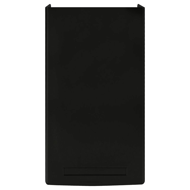 Лоток для бумаг вертикальный СТАММ "XXL", черный, ширина 160мм