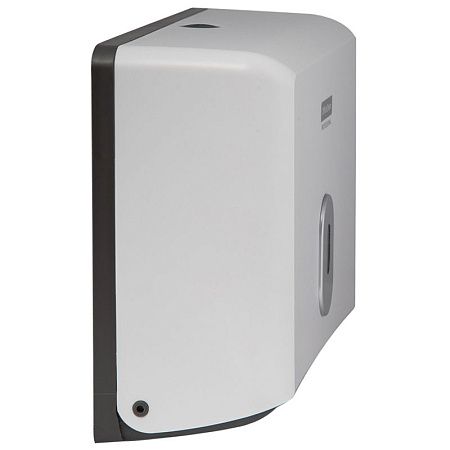 Диспенсер для полотенец листовых OfficeClean Professional система H3, (V-сл.), ABS-пластик, механич., белый 