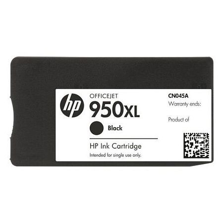 Картридж струйный HP (CN045AE) OfficeJet 8100/8600 №950XL, черный, оригинальный 