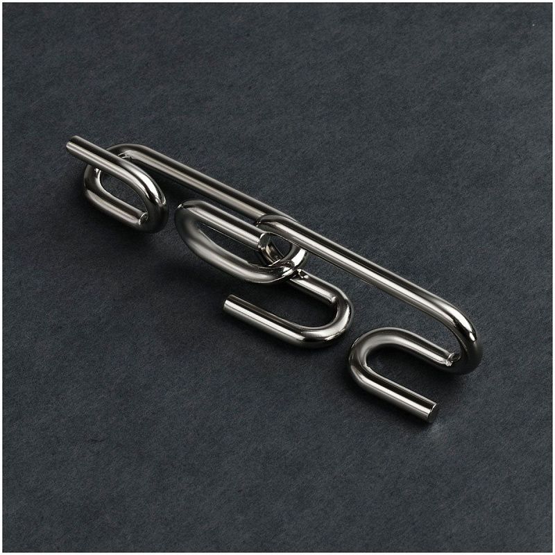 Головоломка металлическая малая ТРИ СОВЫ, ассорти, 2 уровень сложности 