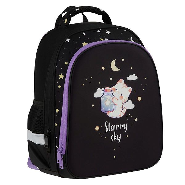 Ранец ArtSpace School Friend Light "Stary Sky" 35*29*12см, 2 отделения, 2 кармана, анатомическая спинка