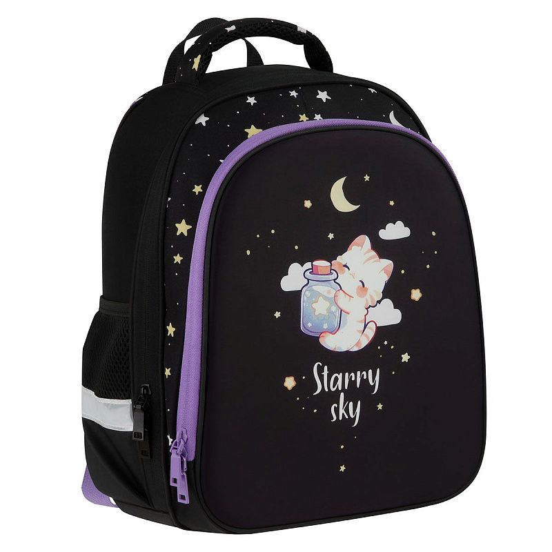 Ранец ArtSpace School Friend Light "Stary Sky" 35*29*12см, 2 отделения, 2 кармана, анатомическая спинка