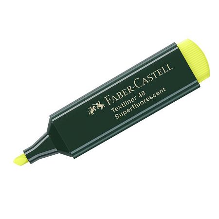 Текстовыделитель Faber-Castell "48" желтый, 1-5мм 