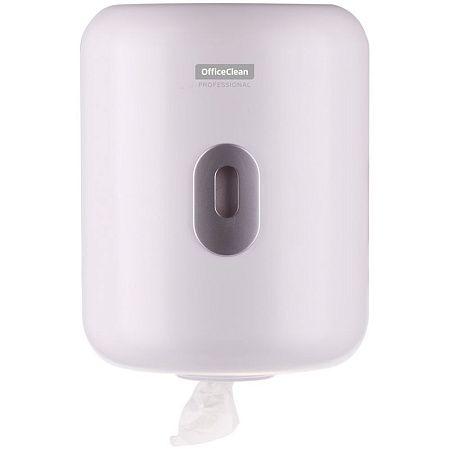 Диспенсер для полотенец в рулонах OfficeClean Professional, с центральной вытяжкой(M1/M2), белый 