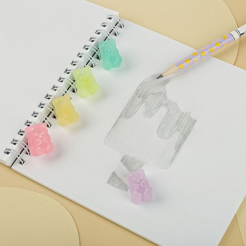 Набор ластиков MESHU "Candy Bear" 5шт., ПВХ, 20*15*9мм 