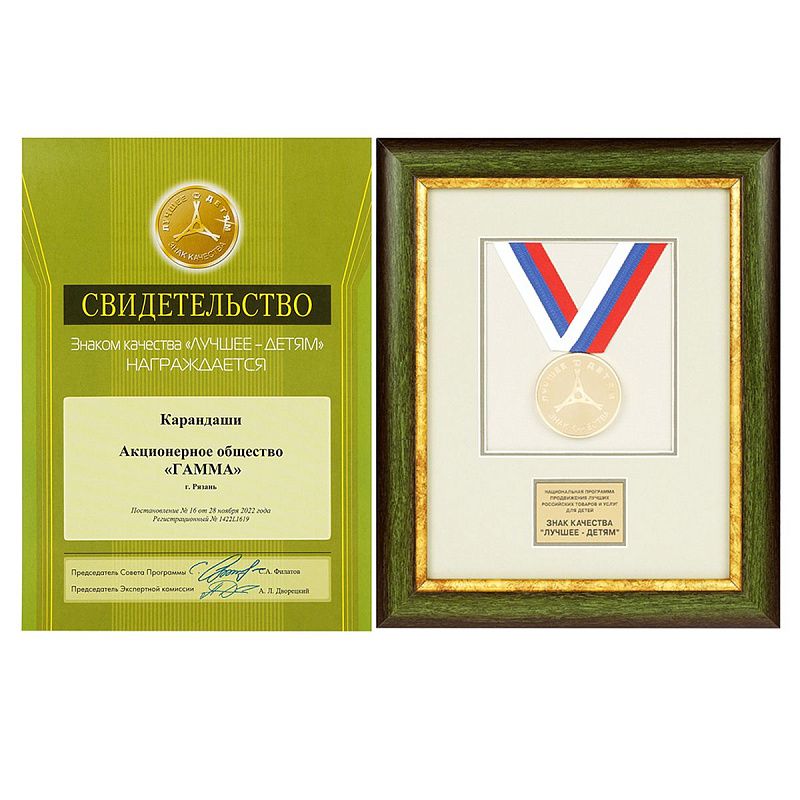 УЦЕНКА - Карандаши цветные Гамма "Мультики", 12цв., трехгранные, заточен., картон. упак., европодвес