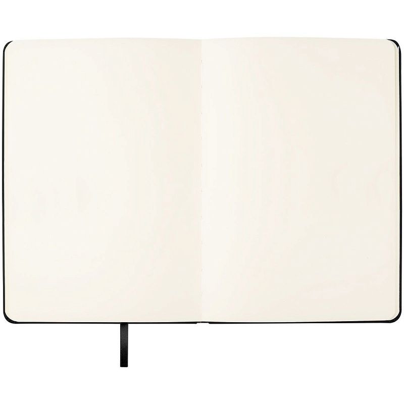 Скетчбук 80л., А5 Гамма "Студия", черный, твердая обложка, на резинке, слоновая кость, 140г/м2