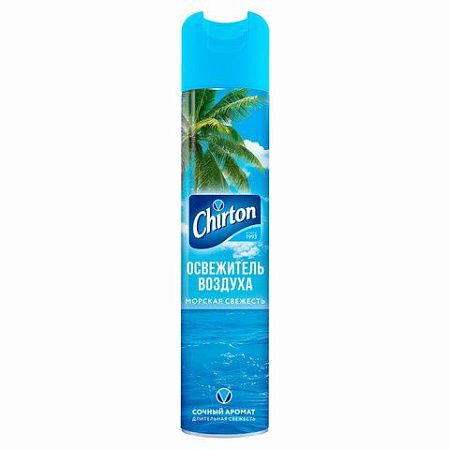 Освежитель воздуха аэрозольный 300 мл, CHIRTON (Чиртон), "Морская свежесть" 