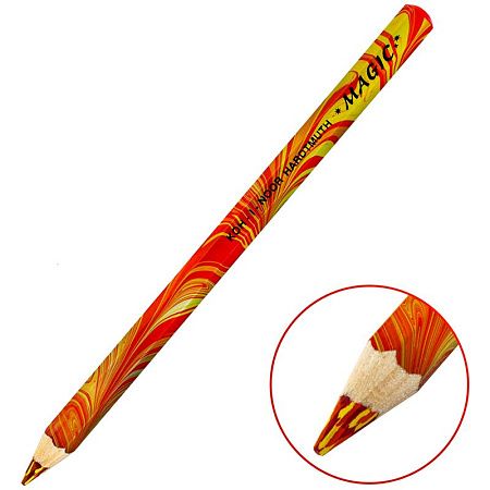 Карандаш с многоцв. грифелем Koh-I-Noor "Magic America. Original. Fire. Tropical. Neon", 5шт., утолщ., шестигран., блистер