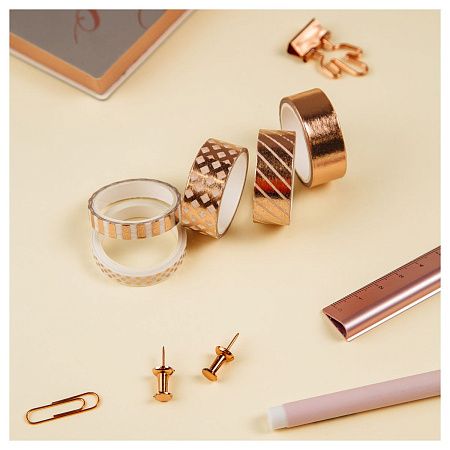 Набор клейких декоративных лент MESHU "Shiny pattern", 5шт