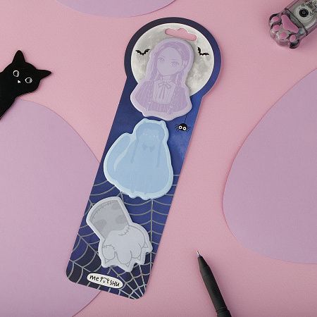 Набор самоклеящихся блоков фигурных MESHU "Catnesday", 20л., европодвес