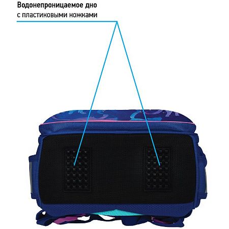 Ранец Berlingo Expert "Galactic cats" 37*28*16см, 2 отделения, 2 кармана, анатомическая спинка 