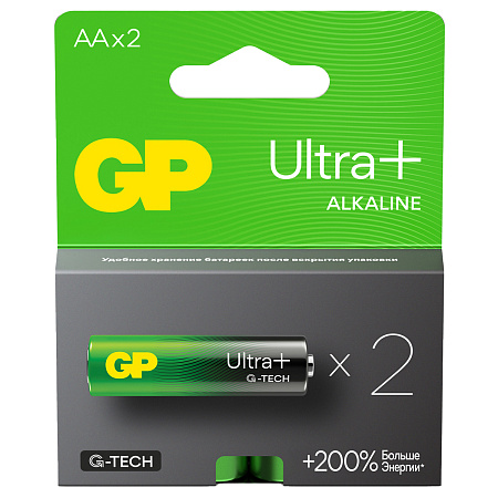 Батарейка GP Ultra Plus AA (LR6) 15AUP алкалиновая, BC2