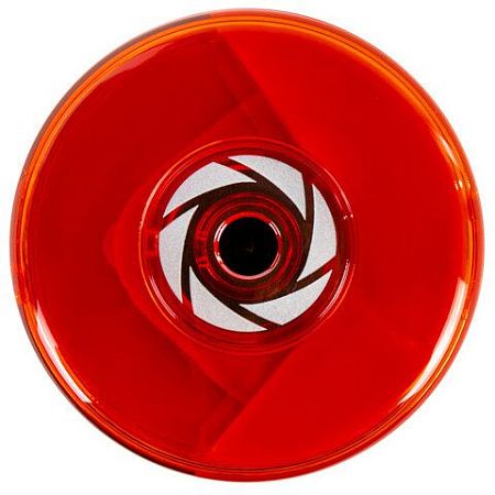 Точилка электрическая BRAUBERG DOUBLE BLADE RED, двойное лезвие, питание от 2 батареек АА, 271338 