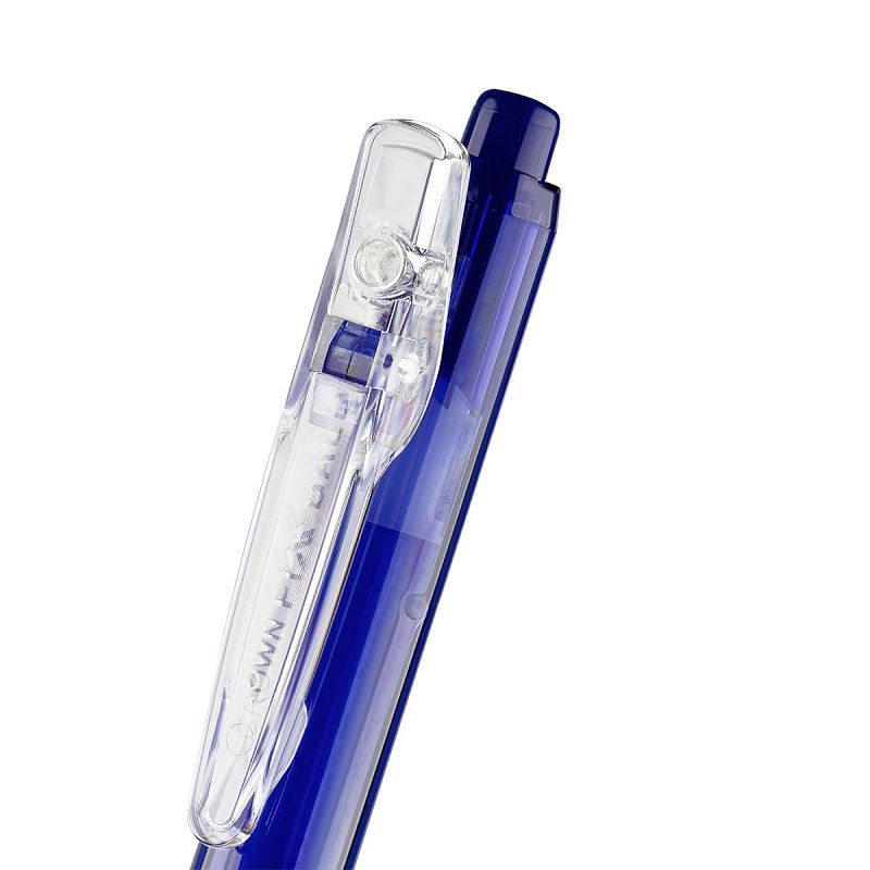 Ручка шариковая автоматическая стираемая Crown  "Fixball" синяя, 0,48мм 