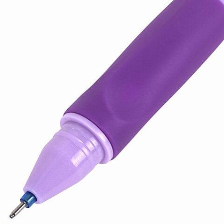 Ручка стираемая гелевая с эргономичным грипом BRAUBERG KIDS "RESTART COLOR", СИНЯЯ, игольчатый пишущий узел 0,5 мм, линия 0,35 мм, 144097 