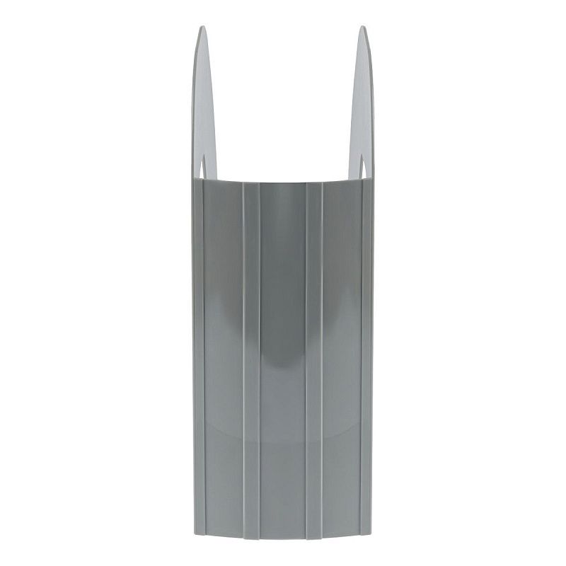 Лоток для бумаг вертикальный СТАММ "Фаворит", серый, ширина 90мм