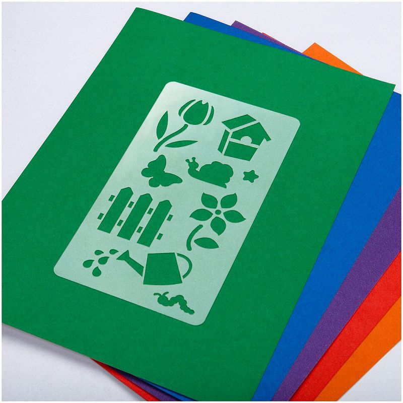 Набор трафаретов Мульти-Пульти 10*18см, "Лесная прогулка", 3шт., европодвес 