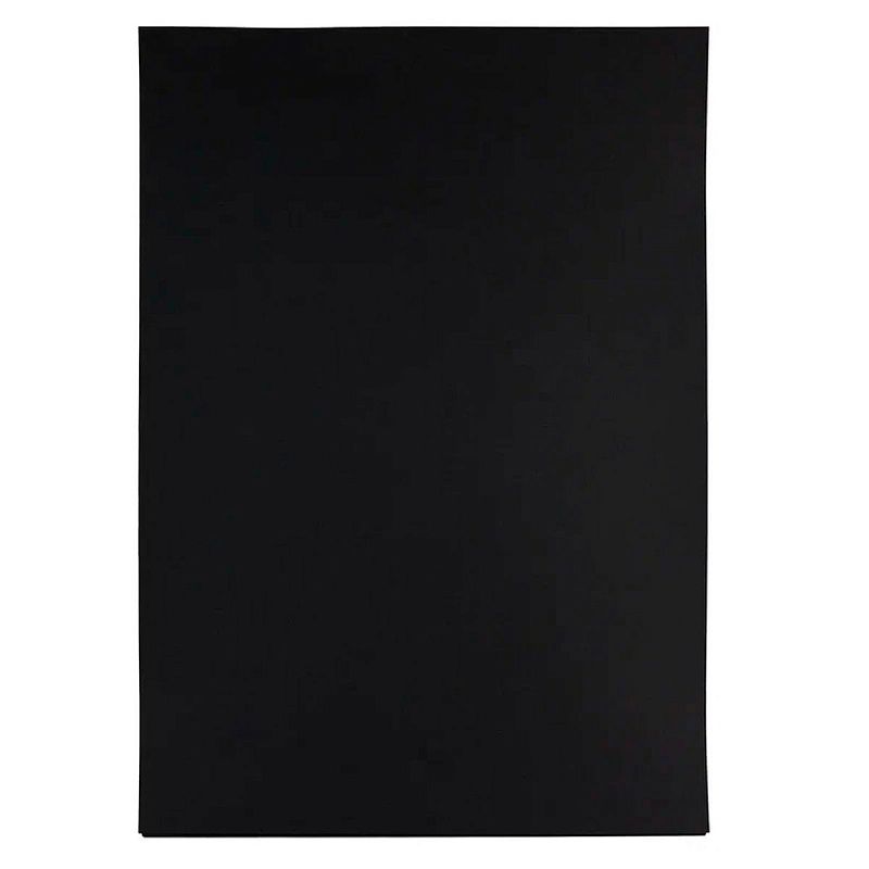 Бумага для пастели "Мастер-Класс", 160 г/м2, А3, 40% хлопок, 20 листов, черный