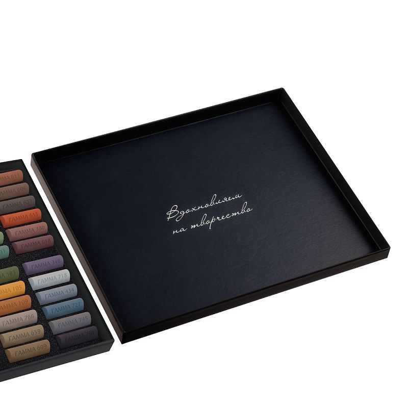 Пастель художественная Гамма, 60 цветов, картон.упак.