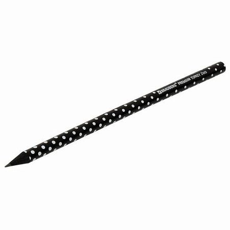 Карандаш чернографитный BRAUBERG "PREMIUM TURKEY", 1 шт., "Dots", НВ, ассорти, дисплей, 181563 