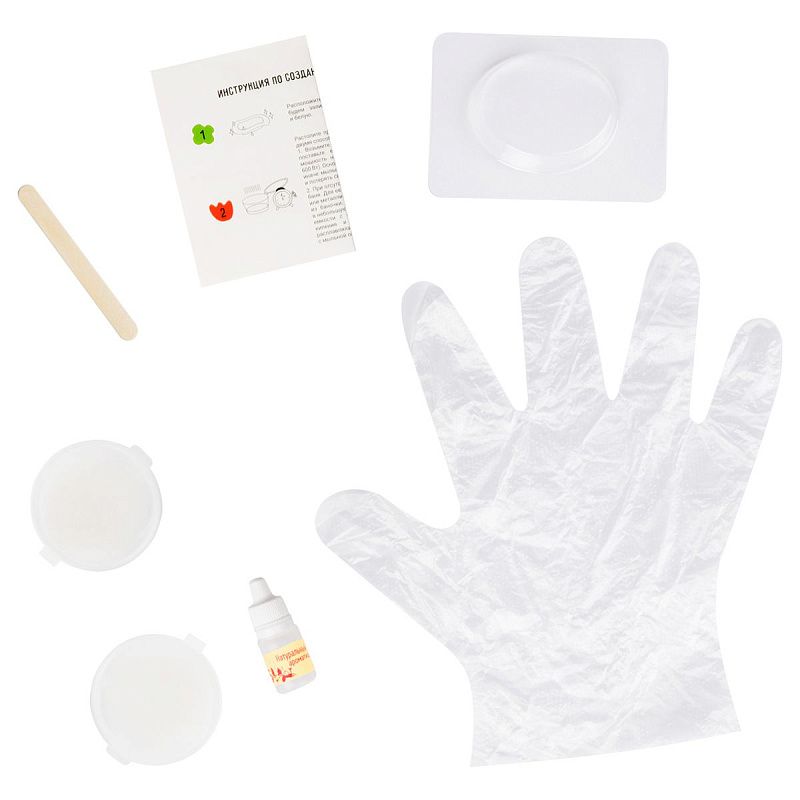 Набор для мыловарения ТРИ СОВЫ "Стильняшка", 1 мыло с картинкой, картонная коробка