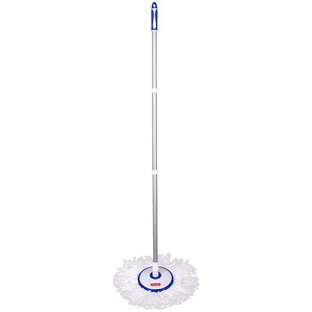 Набор для уборки OfficeClean Professional ведро 5л с отжимом и педалью, швабра с круглой насадкой