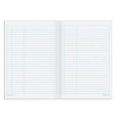Книга учета 48 л., пустографка, обложка из мелованного картона, блок офсет, (А4 200х290 мм), STAFF, 130212