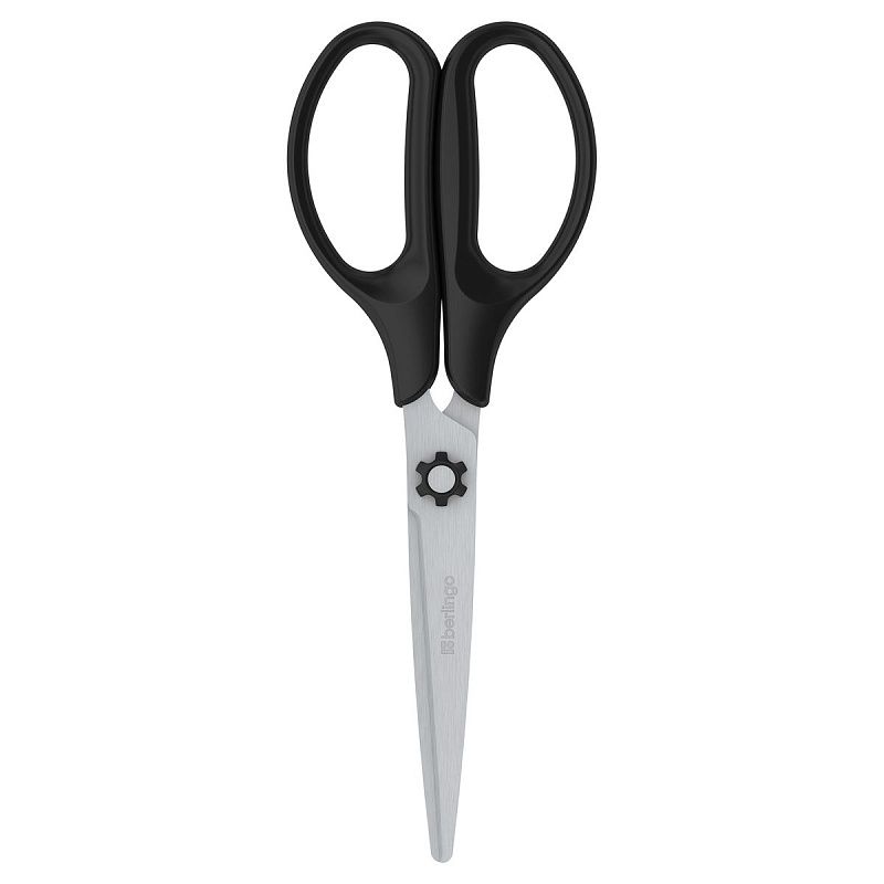 Ножницы Berlingo "Easycut 100" 20см, европодвес