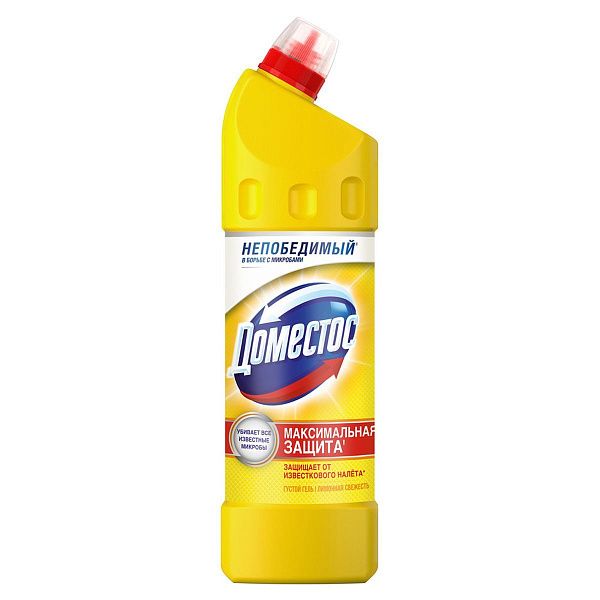 Чистящее средство универсальное Domestos "Лимонная свежесть", гель, 1л 